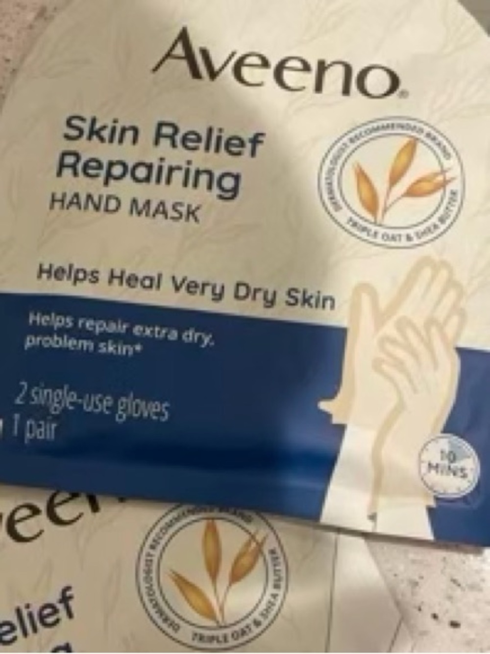 Aveeno Skin Relief Repairing Hand Mask Bundle – 5 Pack